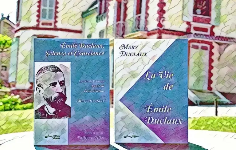 Éditions complète et abrégée de La vie de Émile Duclaux par Mary Robinson Duclaux, devant la Maison Zola-Musée Dreyfus IÉditions complète et abrégée de La vie de Émile Duclaux par Mary Robinson Duclaux, devant la Maison Zola-Musée Dreyfus